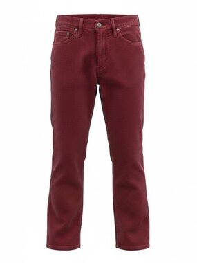 Levi's 514 Corduroy Red Jeans Men 30X32 Retro‎ Black Tab Straight Leg Waist 30”